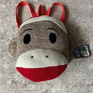 New MAXX Sock Monkey Backpack